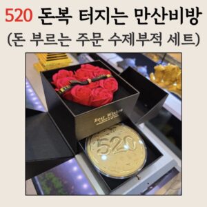 💰 520 돈복 터지는 만산비방 – 돈 부르는 주문 수제부적 세트